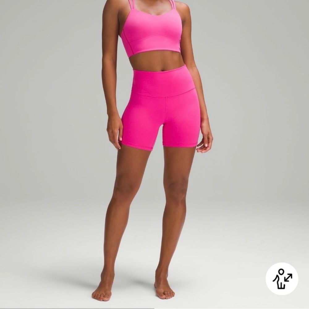 Lululemon - Align Shorts 6inch - Sonic Pink (double layered) - Size 10